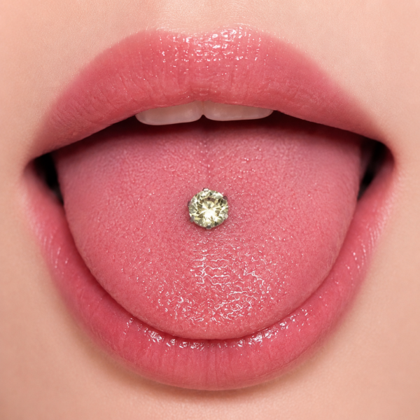 鈦合金爪鑽舌環