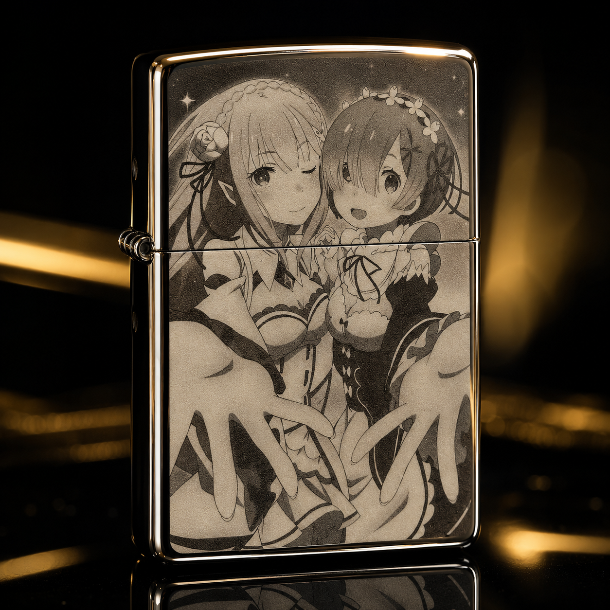Zippo 打火機 日版 動漫-從零開始的異世界生活(黑冰)