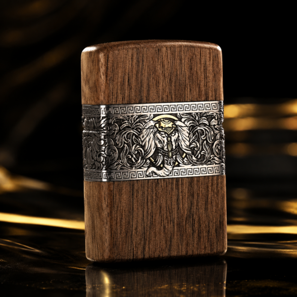 Zippo 打火機 LSE-00006（如意吉象－黑胡桃）