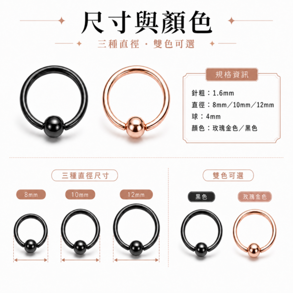 316L醫療鋼閉鎖圓珠環