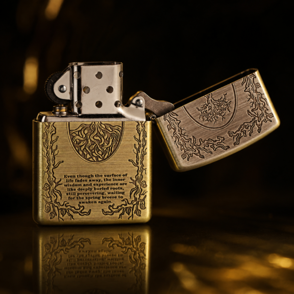 Zippo生命之樹根系雕刻款