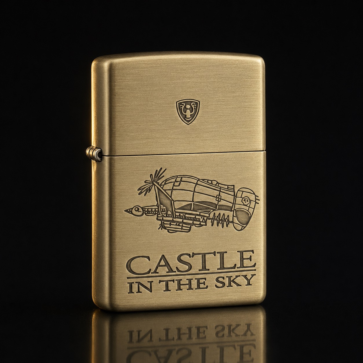 Zippo 打火機 日版宮崎駿-天空之城飛行船