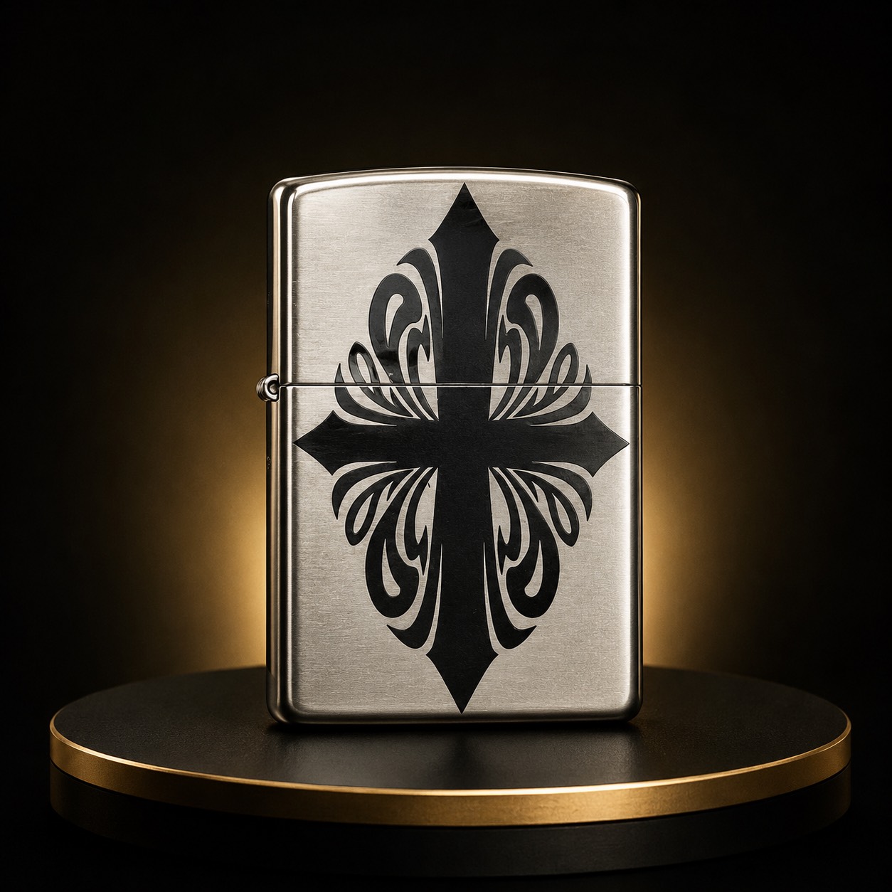 Zippo 打火機 日版藍十字側骷髏