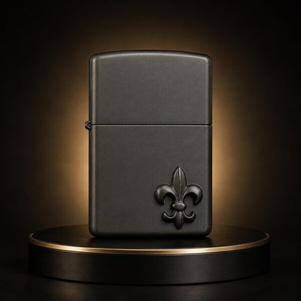Zippo 打火機 黑漆童軍徽