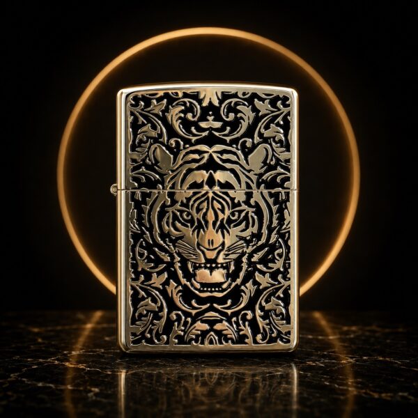 Zippo 打火機 日版虎嘯雕紋
