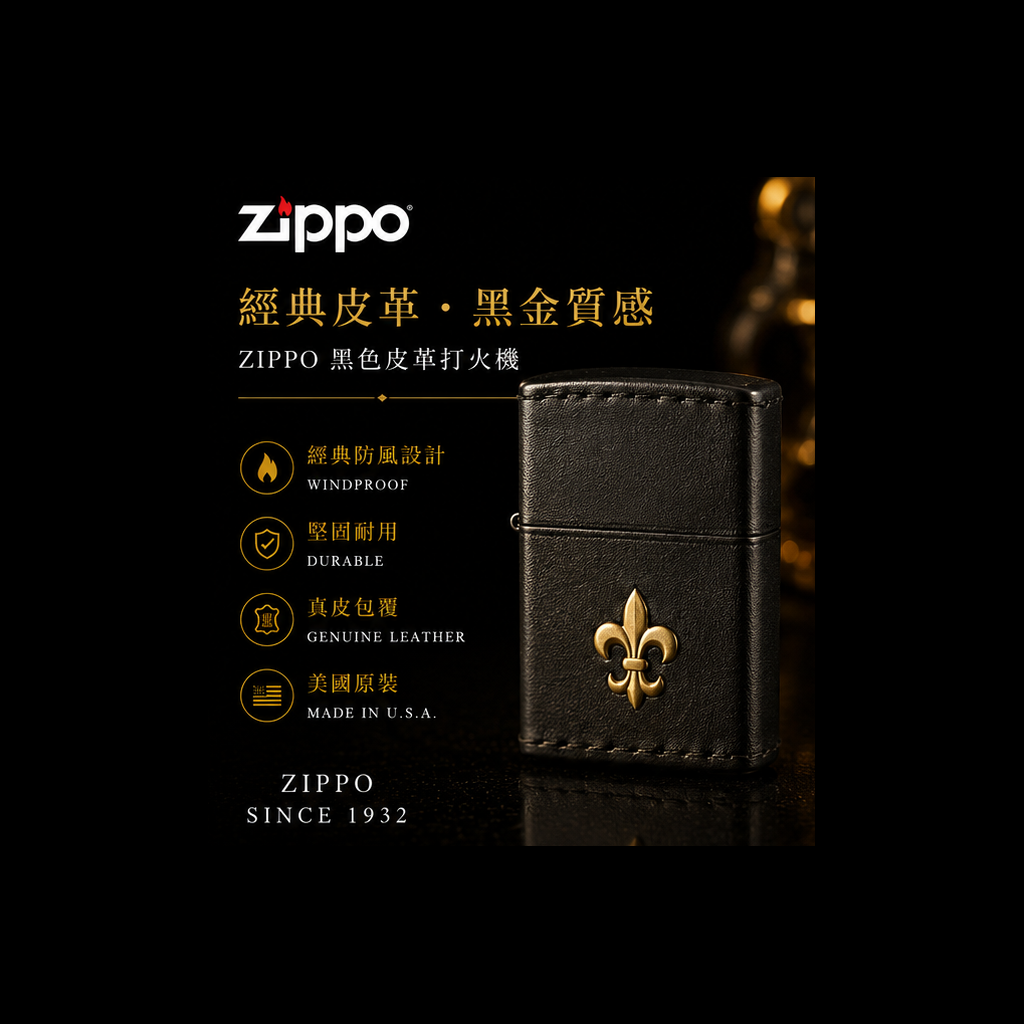 Zippo 打火機 日版童軍徽包皮盒