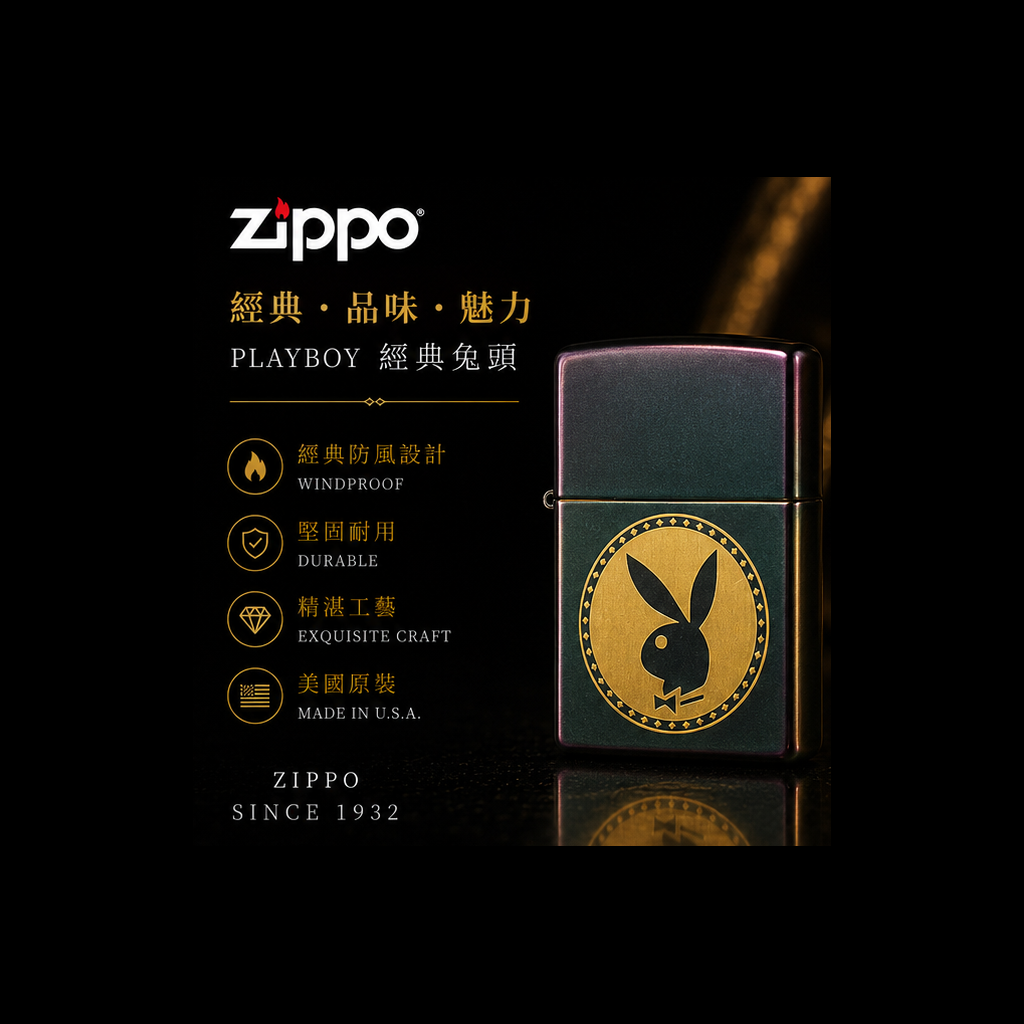 Zippo 打火機 Play Boy