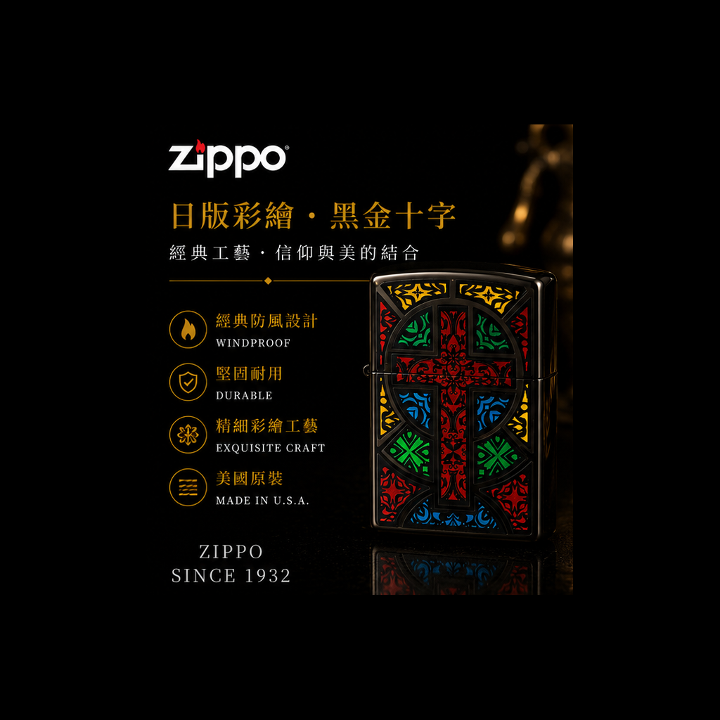 Zippo 打火機 馬賽克
