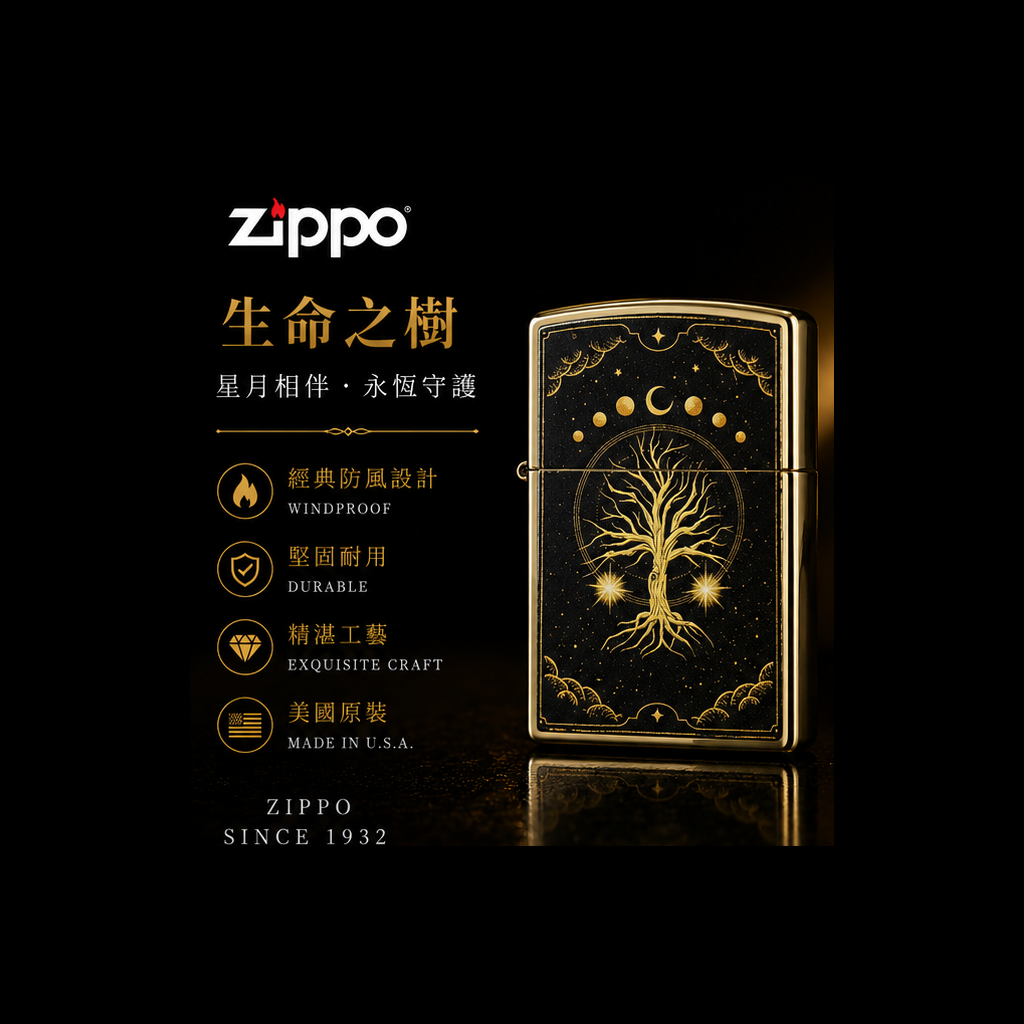 Zippo 打火機 神秘自然之美