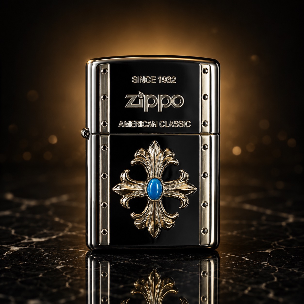 Zippo 打火機 康哈聯名十字