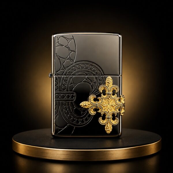 Zippo 打火機 童軍花徽章