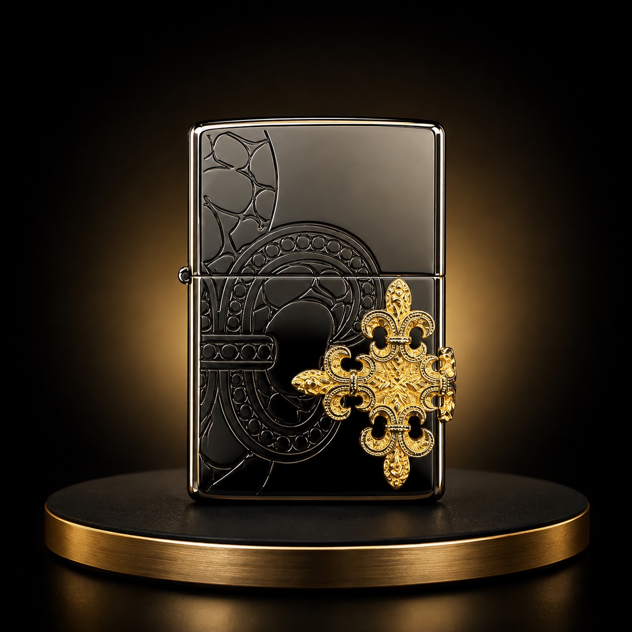 Zippo 打火機 童軍花徽章