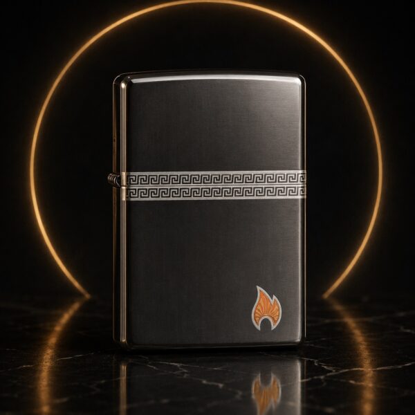 Zippo 打火機 紫檀木火焰圖騰