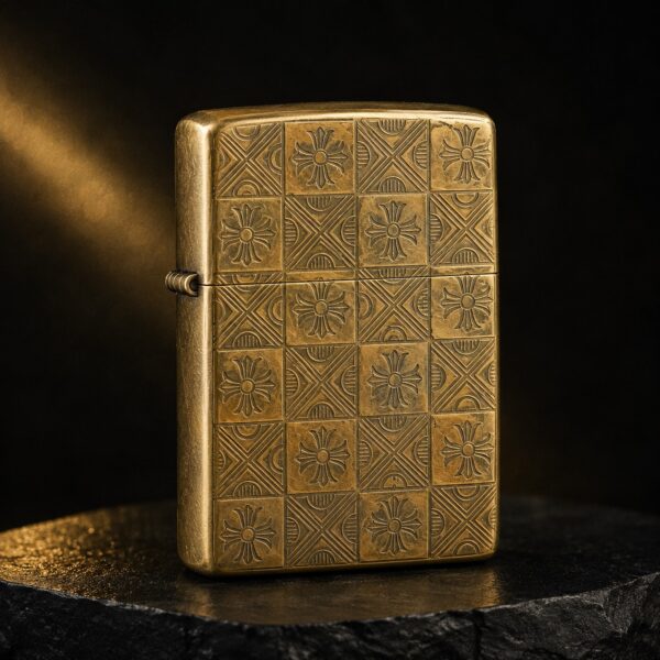 S__229163151_0 Zippo 打火機 克羅星方格盔甲