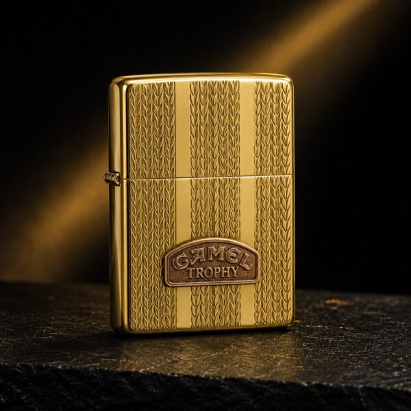 S__229163156_0 Zippo 打火機 麥穗駱駝貼章盔甲機