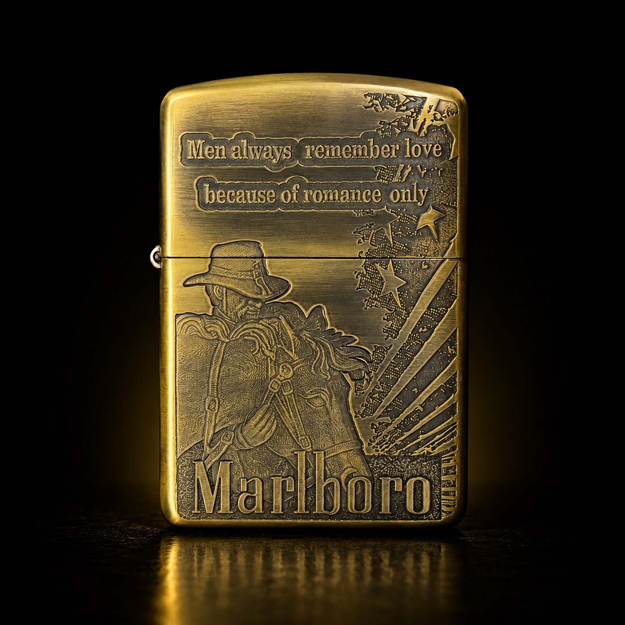 Zippo 打火機 3D精雕盔甲