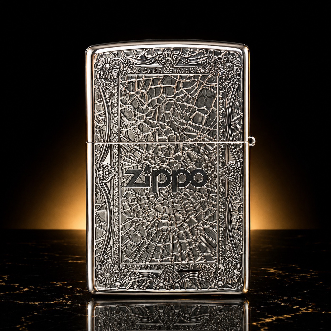 Zippo 打火機 日版十字翅膀