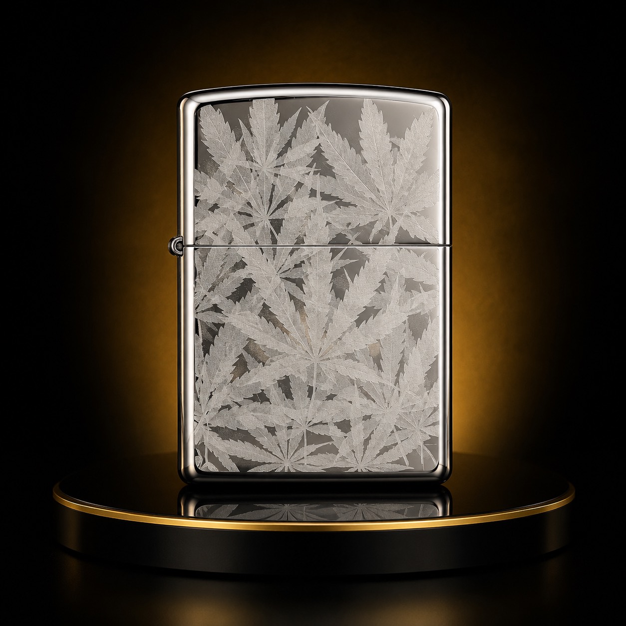 Zippo 打火機 迷霧麻葉