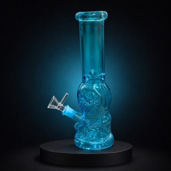 歐美骷髏藍瓶 Bong 水煙壺