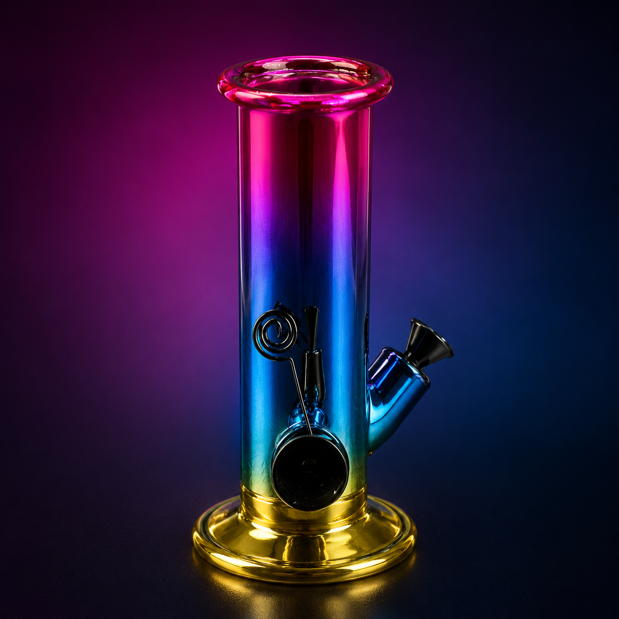 歐美金屬鍍層迷你 Bong 水煙壺