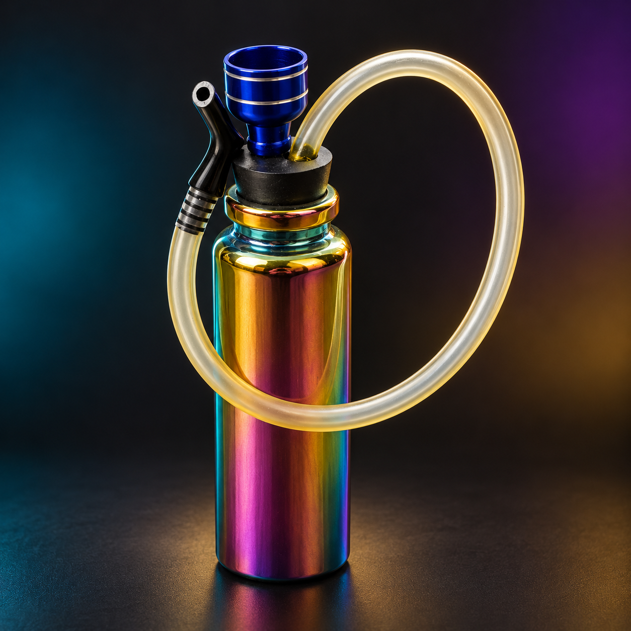 鍍金屬彩色迷你 Bong 水煙壺